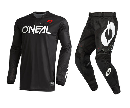 O'NEAL 2025 Hardwear Elite Classic Black Jersey Pant Combo