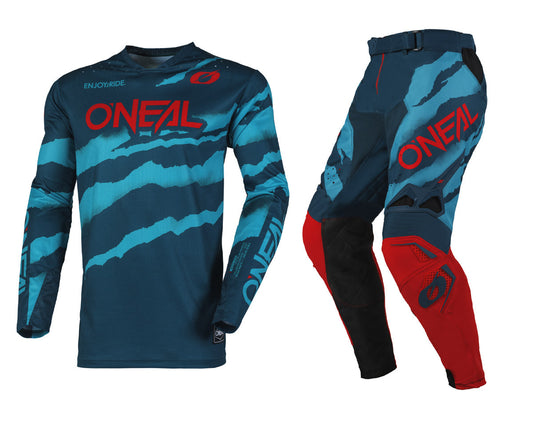 O'Neal 2025 Hardwear Wild Jersey Pant Combo Blue/Teal