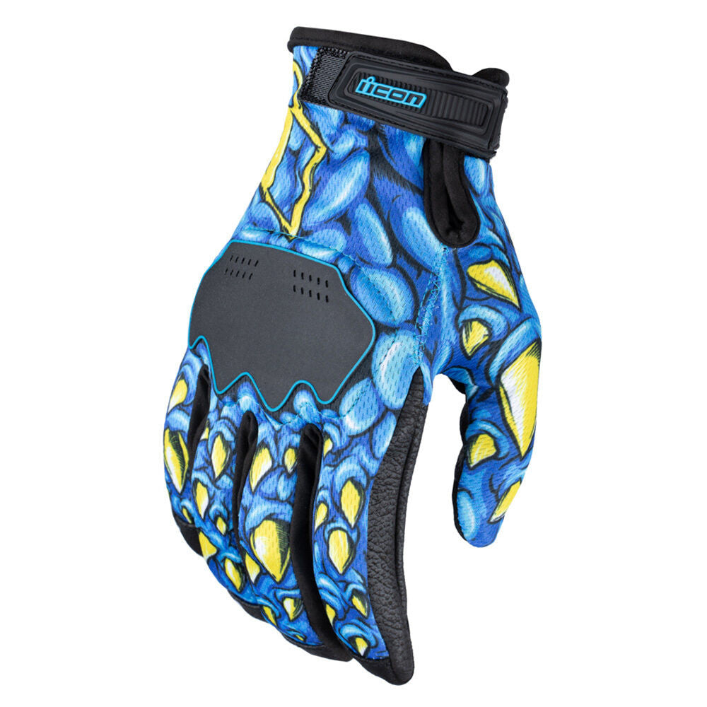 Icon Hooligan Gloves Kryola Kreep Blue