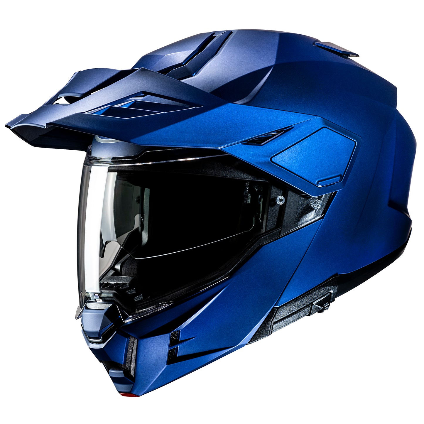 HJC i80 Solid Semi Flat Metallic Blue Adventure Touring Modular Helmet