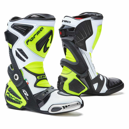 Forma Ice Pro Flow Racing Sport Boots Neon/White/Black