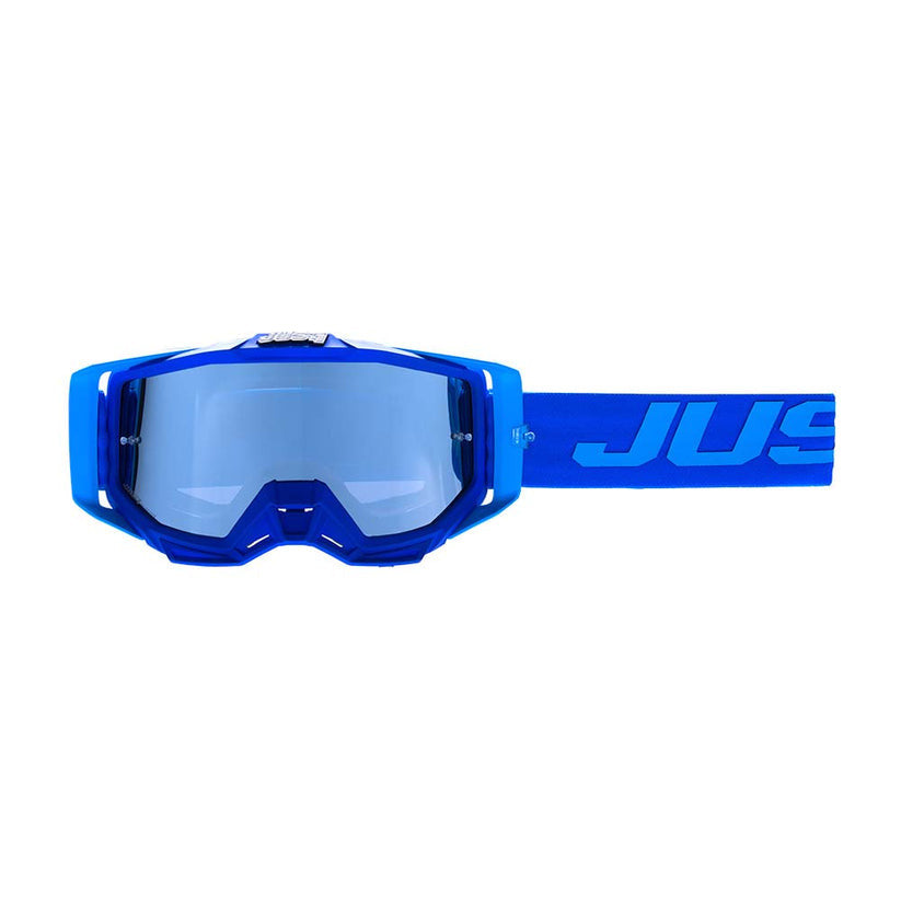 JUST1 Iris 2.0 Moto Goggle Logo Blue