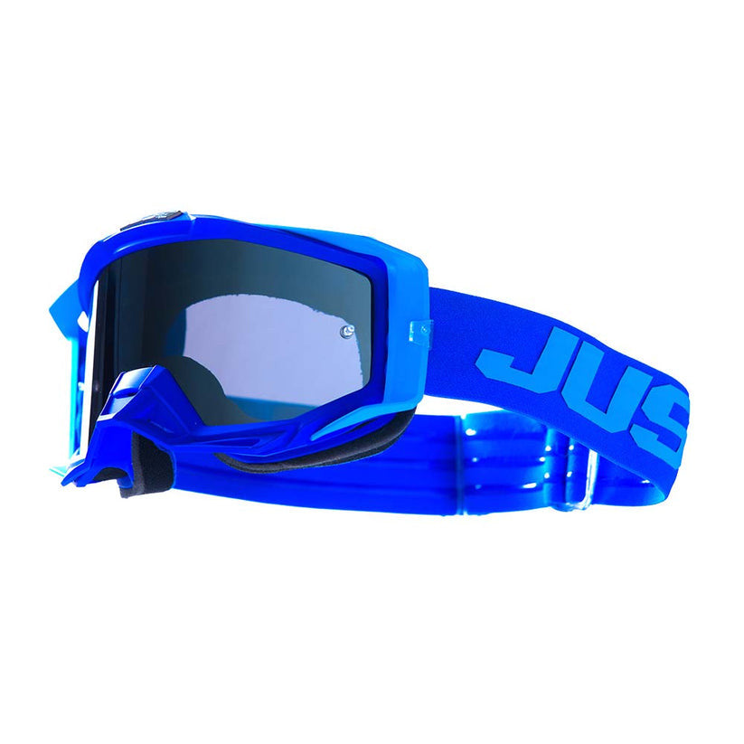 JUST1 Iris 2.0 Moto Goggle Logo Blue
