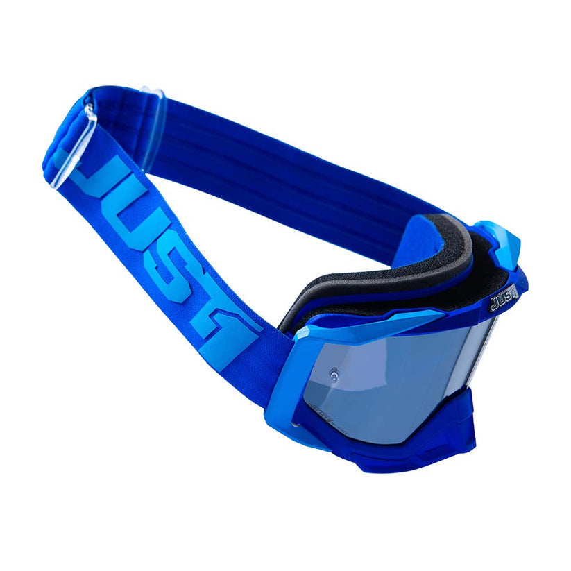 JUST1 Iris 2.0 Moto Goggle Logo Blue