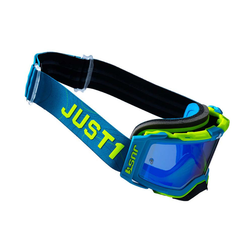 JUST1 Nerve Goggle Frontier Teal-Yellow Fluo