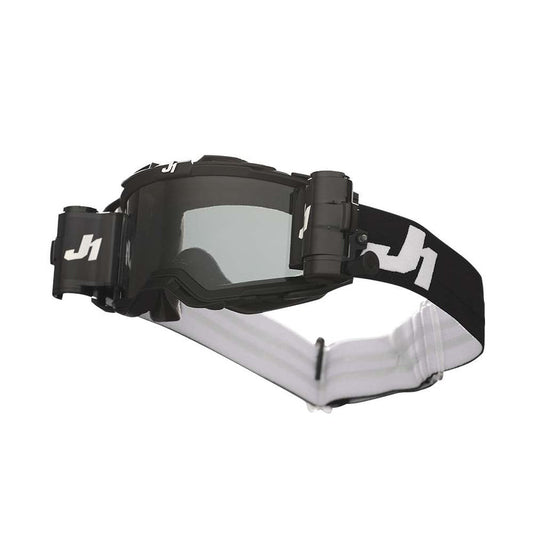 JUST1 Nerve Plus Goggle Solid Black - White