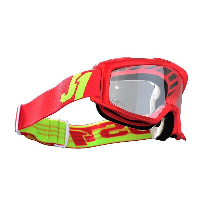 JUST1 Vitro Goggle Flat Red Red Yellow
