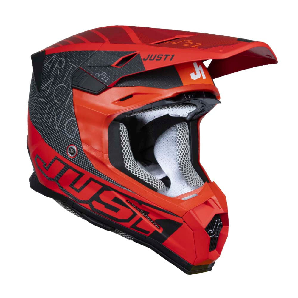 Just  1 J22F Dynamo Offroad Helmet Red/Black