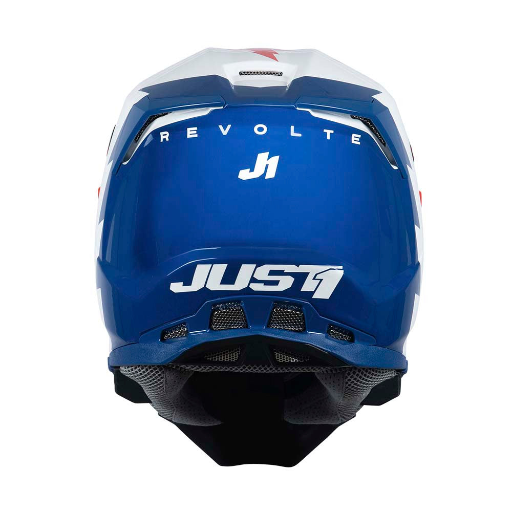 Just  1 J22F Revolte Offroad Helmet Red/Blue/White