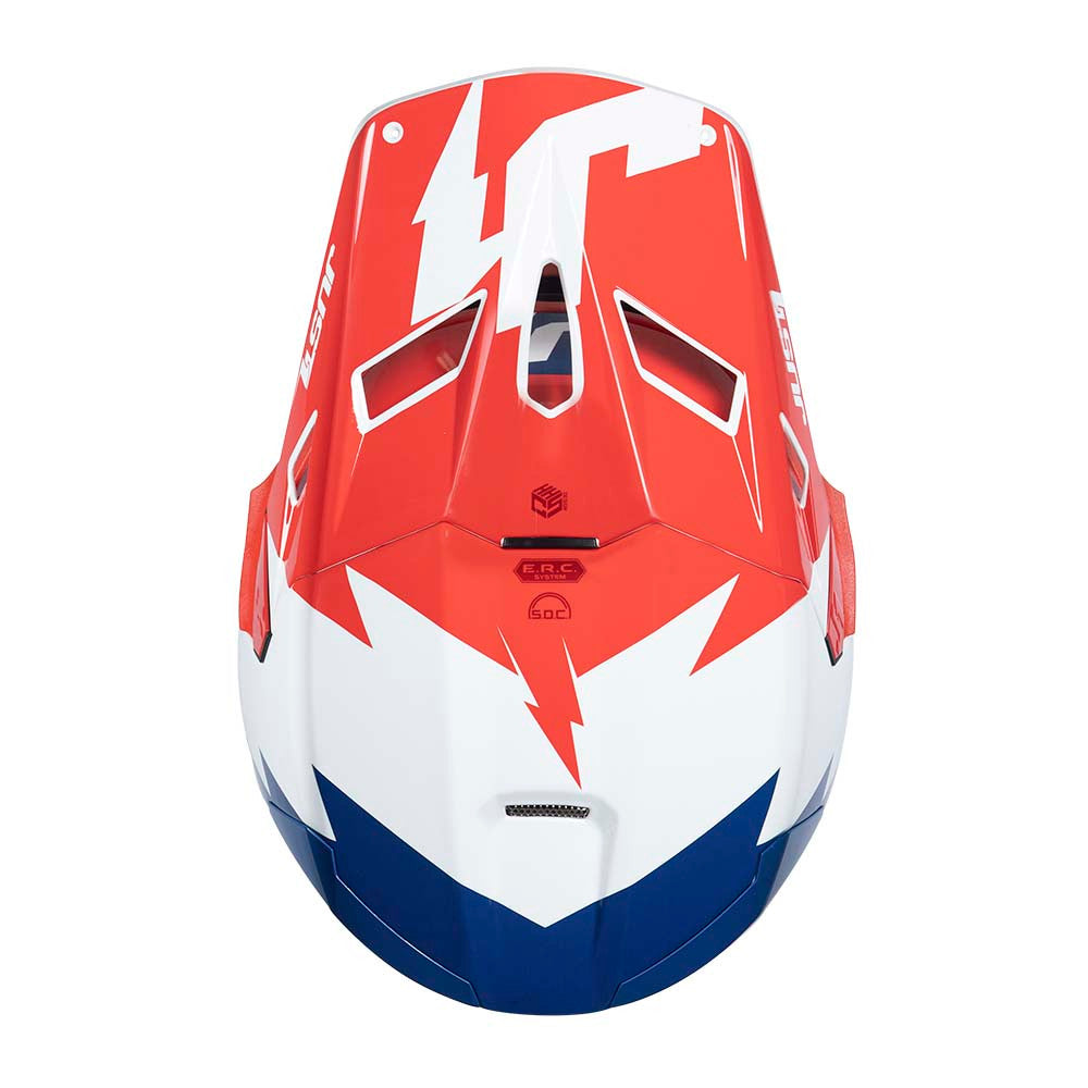 Just  1 J22F Revolte Offroad Helmet Red/Blue/White