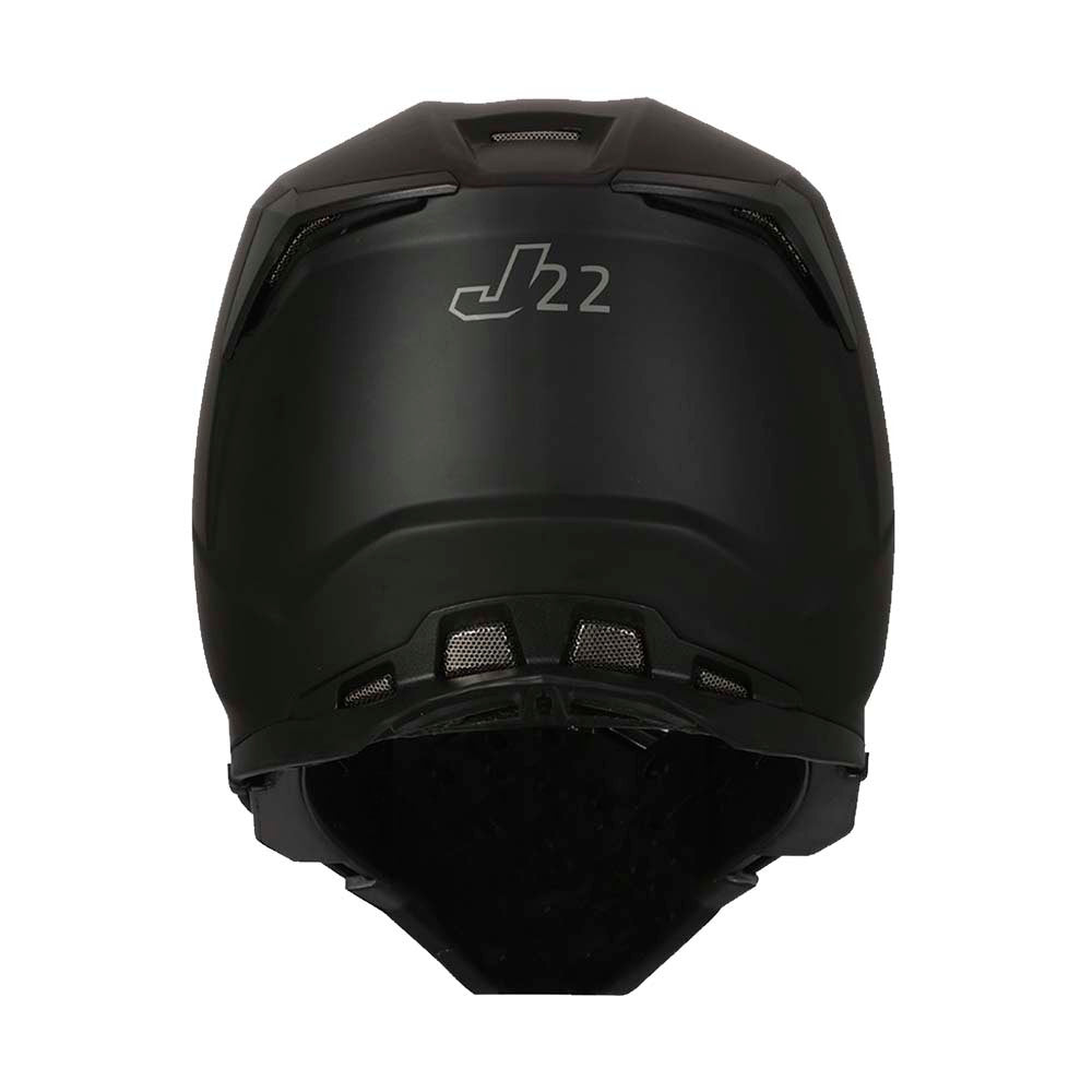 JUST1 J22F Solid Offroad Helmet Flat Black