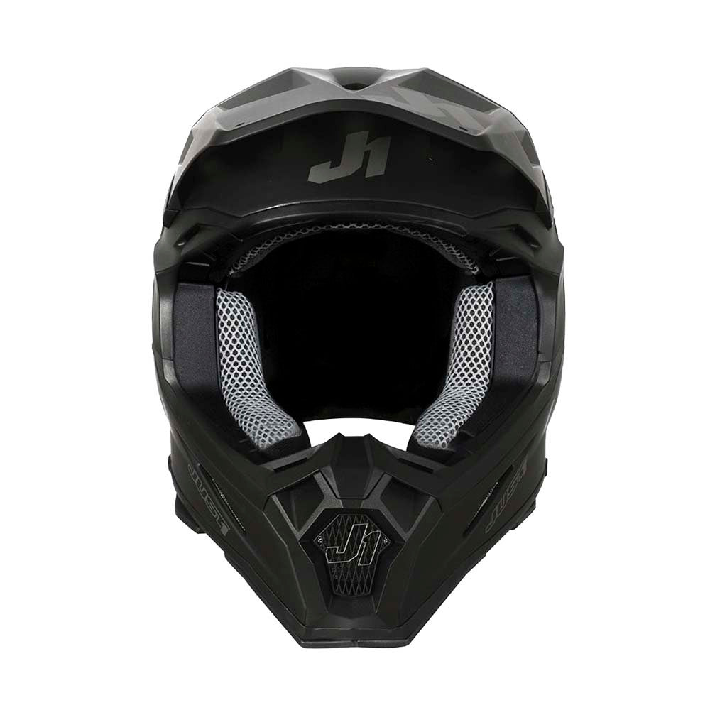JUST1 J22F Solid Offroad Helmet Flat Black