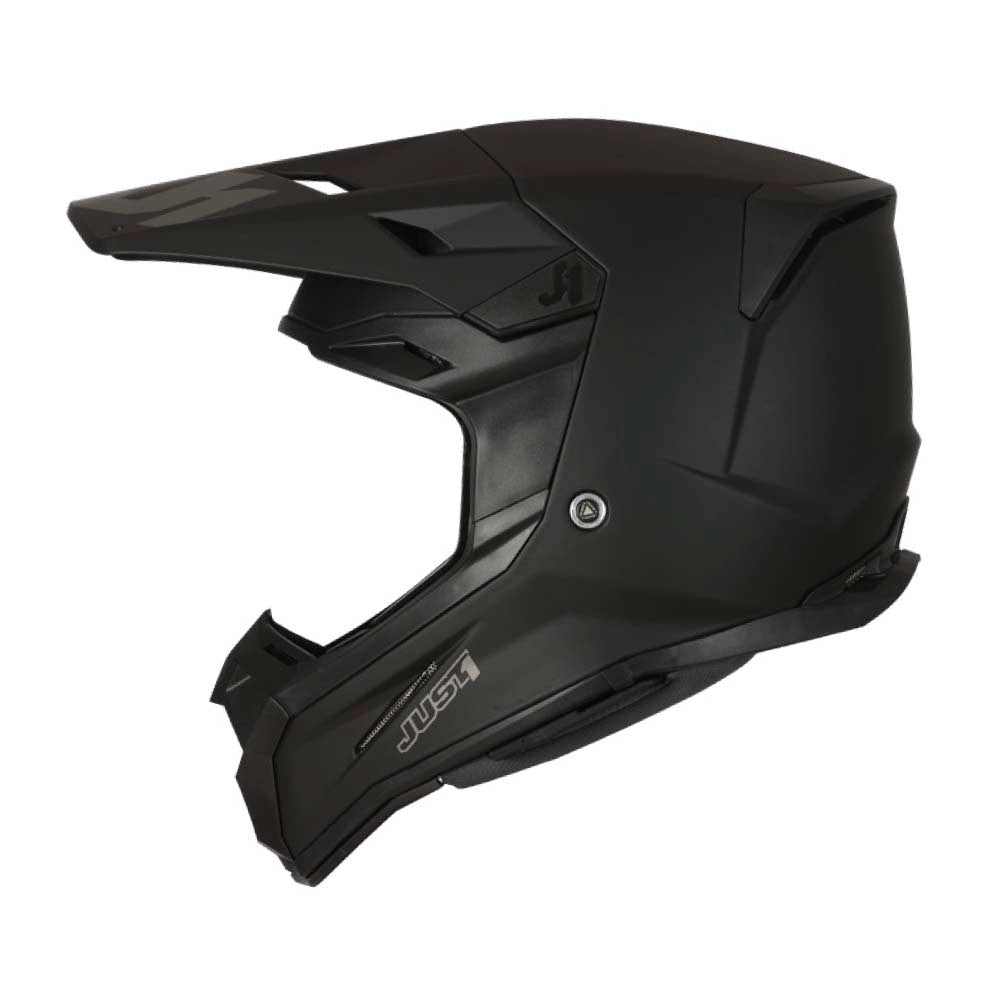 JUST1 J22F Solid Offroad Helmet Flat Black