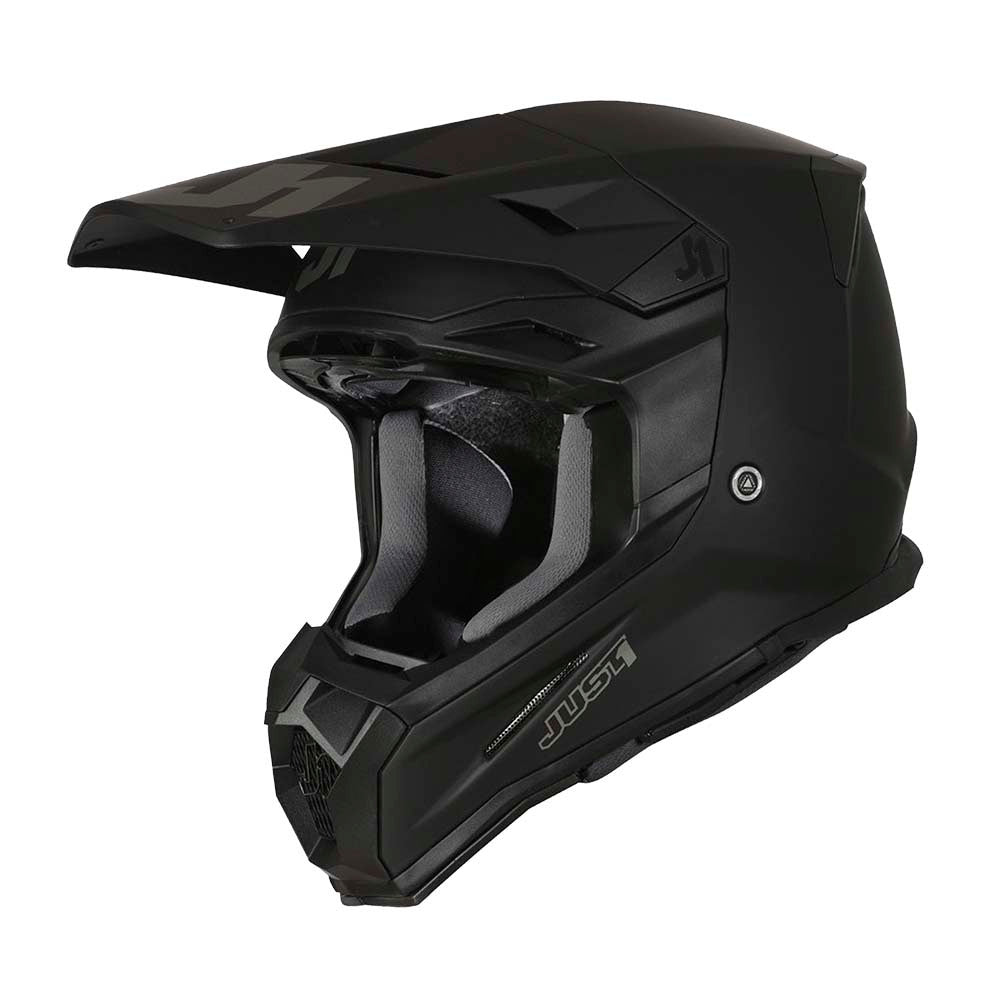 JUST1 J22F Solid Offroad Helmet Flat Black