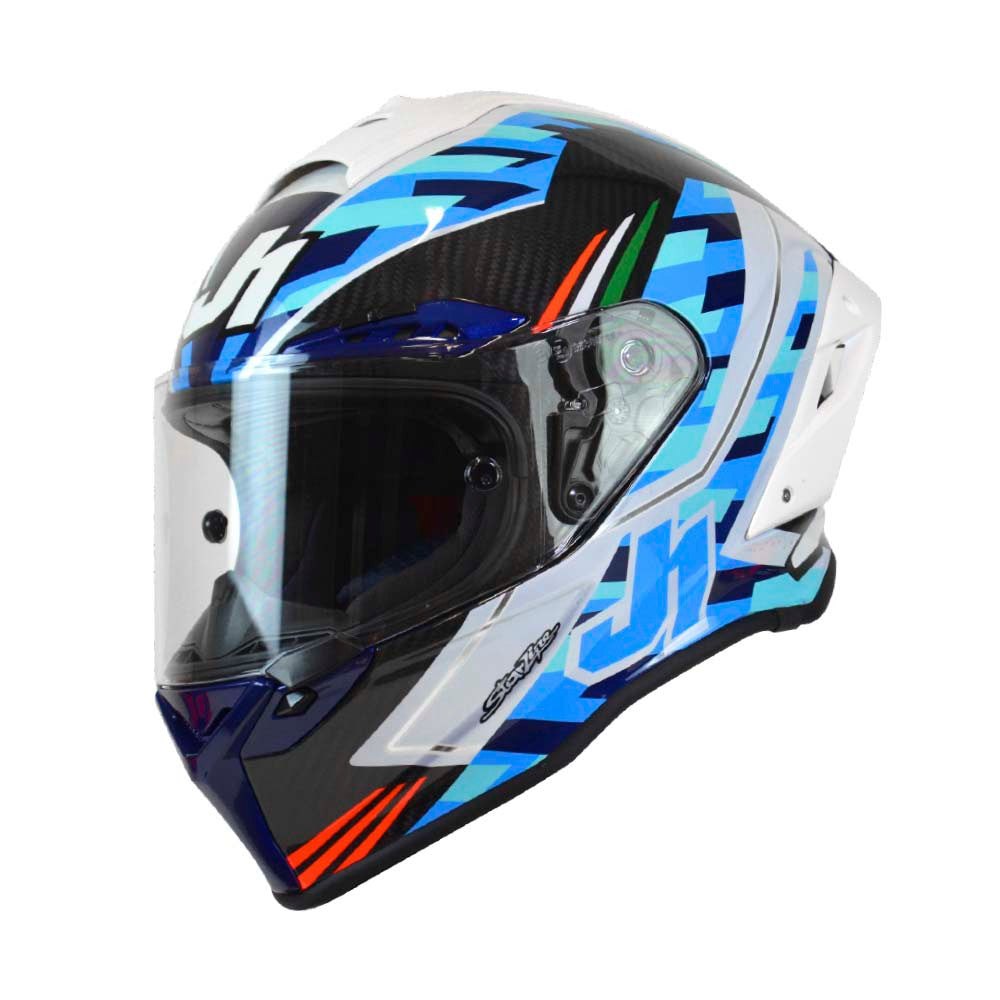 JUST1 J-GPR De Rosa Replica Starline Design Full Face Helmet De Rosa Replica