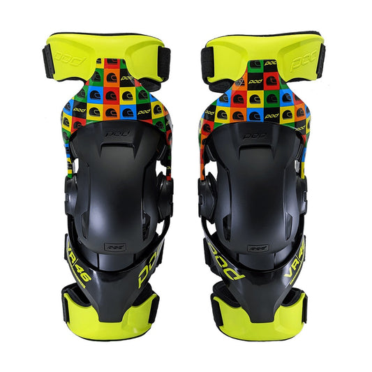 POD K4 V2.0 VR46 Limited Edition Knee Braces - Pair