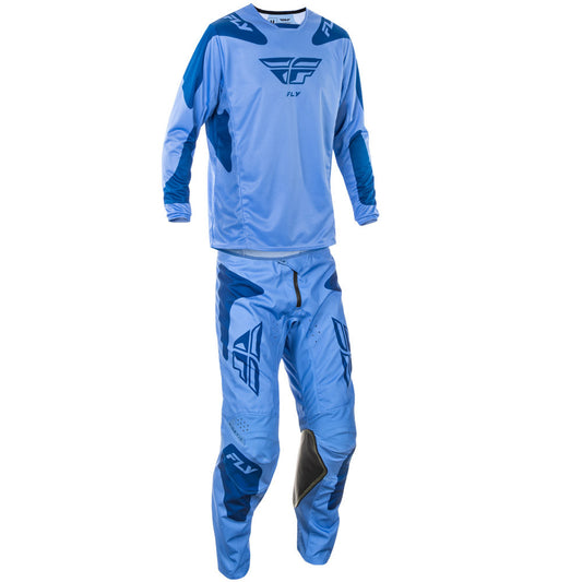 FLY Racing 2025 Kinetic Sym Jersey Pant Combo Ultramarine/Dark Blue
