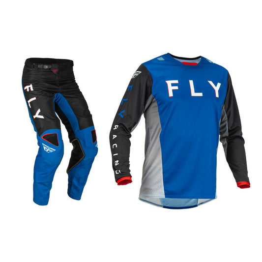 FLY Racing 2023 Kinetic Kore Jersey Pant Combo Blue/Black