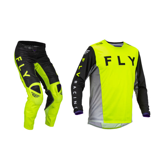 FLY Racing 2023 Kinetic Kore Jersey Pant Combo Hi-Vis/Black