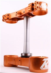 Ride Engineering KTM Triple Clamp Set 20.5mm Offset-Solid Mount - Orange