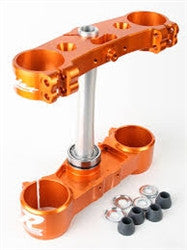 Ride Engineering New Rubber Mount KTM/Husky Clamps-100mm - Orange