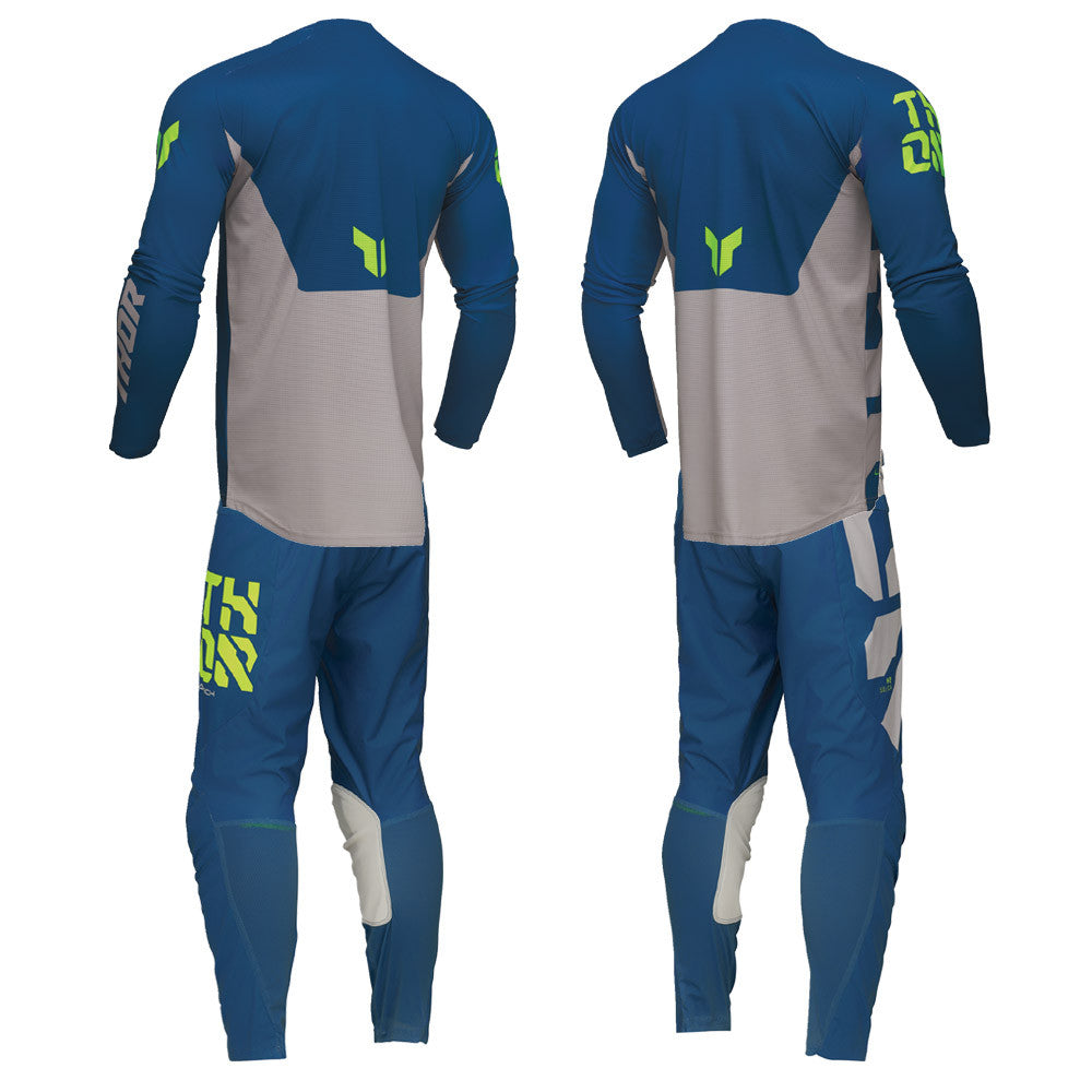 Thor 2025 Youth LAUNCHMODE Forge Jersey Pant Combo Blue