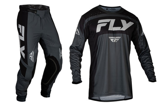 FLY Racing 2024 Lite Jersey Pant Combo Charcoal/Black