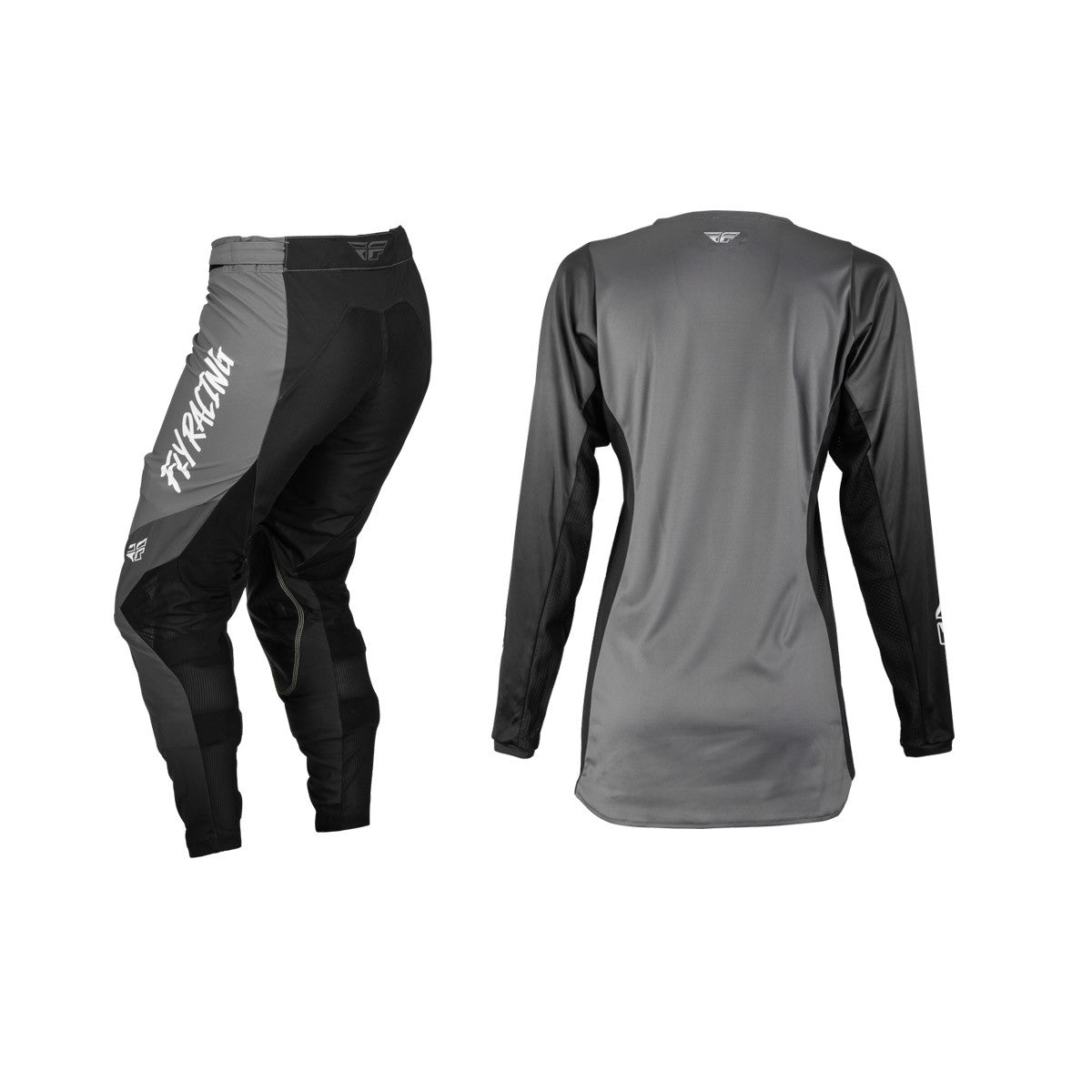 FLY Racing 2023 Womens Lite Jersey Pant Combo Grey/Black