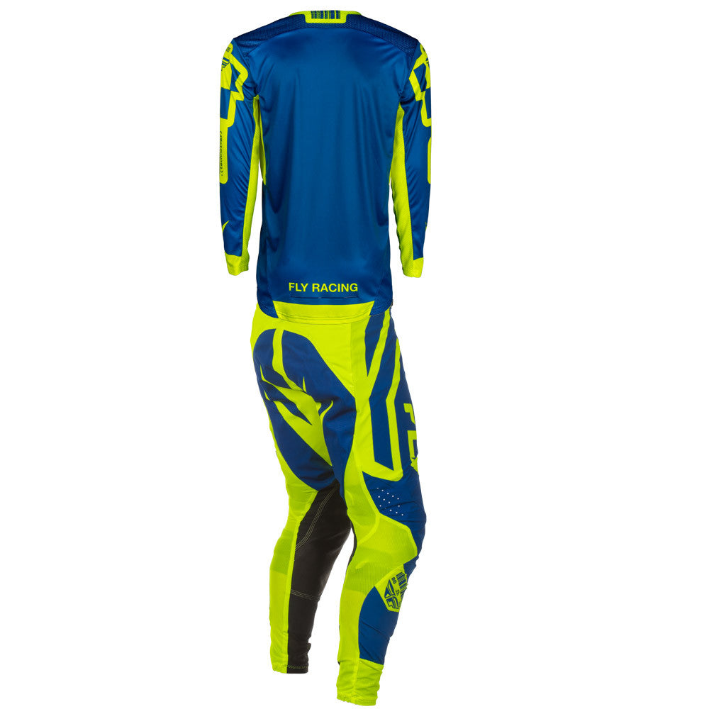 FLY Racing 2025 Lite Lancer Jersey Pant Combo Navy/Hi-Vis