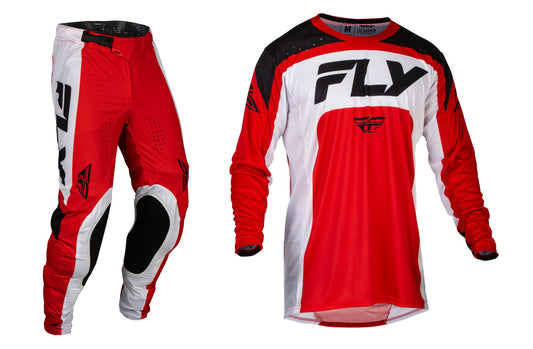 FLY Racing 2024 Lite Jersey Pant Combo Red/White/Black