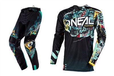 O'NEAL 2021 Mayhem-Lite Savage Jersey Pant Combo Black/Green