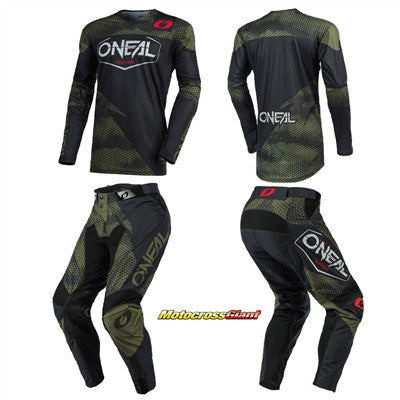 O'NEAL 2021 Mayhem-Lite Covert Jersey Pant Combo Black/Green