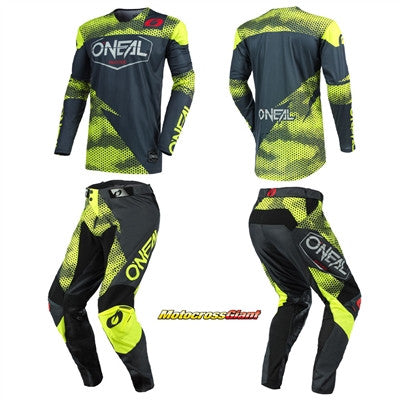O'NEAL 2022 Mayhem-Lite Covert Jersey Pant Combo Charcoal/Neon