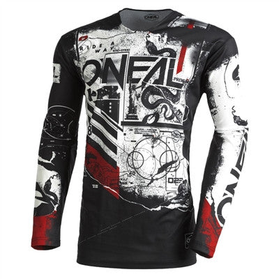 Oneal 2022 Mayhem-Lite Scarz Jersey - Black/White