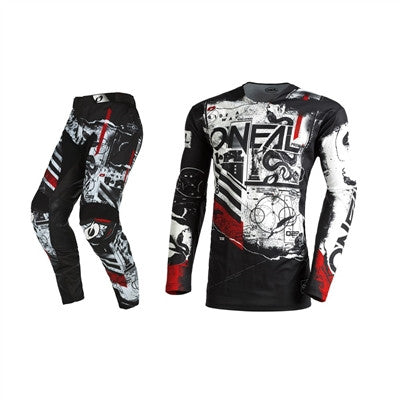 O'NEAL 2022 Mayhem Scarz Black/White Jersey Pant Combo