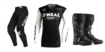 O'NEAL 2022 Mayhem Bullet Black/White Jersey Pant Boots Combo