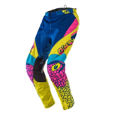Oneal 2021 Mayhem Lite Pants - Crackle 91 Yellow/White/Blue