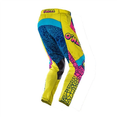 Oneal 2021 Mayhem Lite Pants - Crackle 91 Yellow/White/Blue