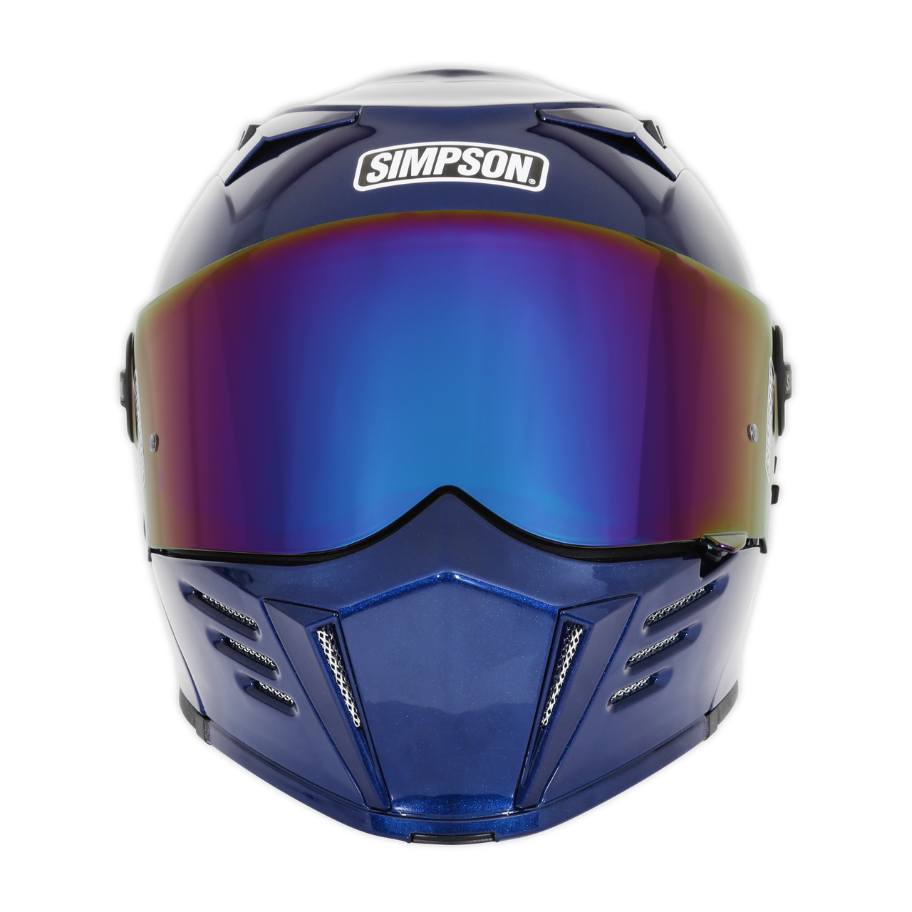 Simpson Limited Edition MOD Bandit Helmet Fly By Metallic Navy Blue