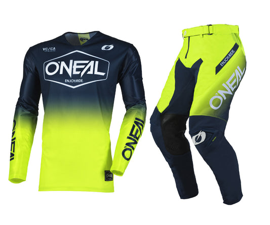 O'Neal 2025 Mayhem Hexx Jersey Pant Combo Blue/Neon