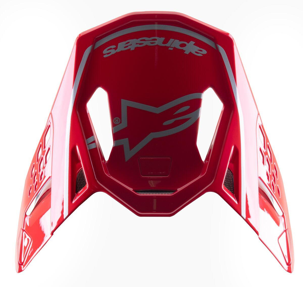 Alpinestars Limited Edition Acumen S-M10 Replacement Helmet Visor Red Flake/Black/Silver