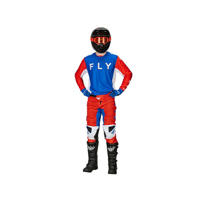 FLY Racing 2024 Kinetic Mesh SE Kore Jersey Pant Combo - Red/White/Blue