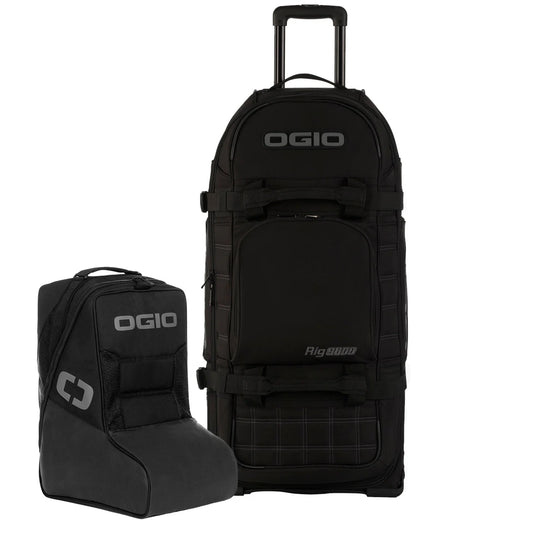 OGIO RIG 9800 PRO Black Wheeled Gearbag with Boot Bag