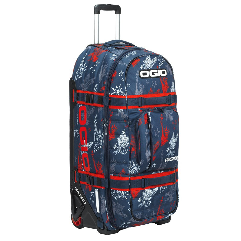 OGIO Rig 9800 Pro We Trust Wheeled Gear Bag and MX Boot Bag