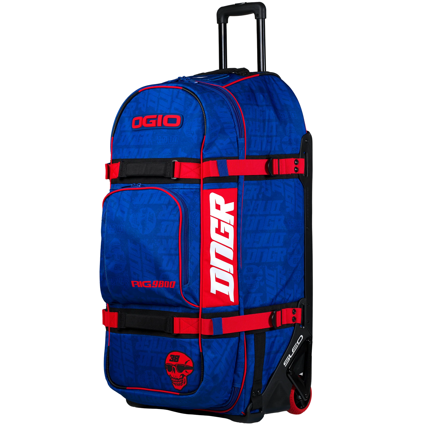 OGIO RIG 9800 Wheeled Gear Bag DNGR X Deep Blue