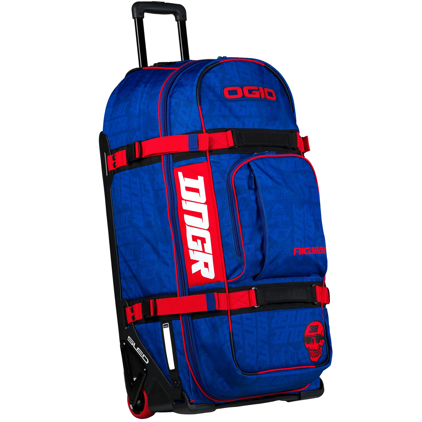 OGIO RIG 9800 Wheeled Gear Bag DNGR X Deep Blue