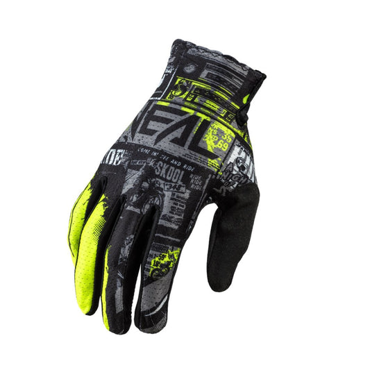 Oneal 2025 Youth Matrix Ride Gloves - Black/Neon
