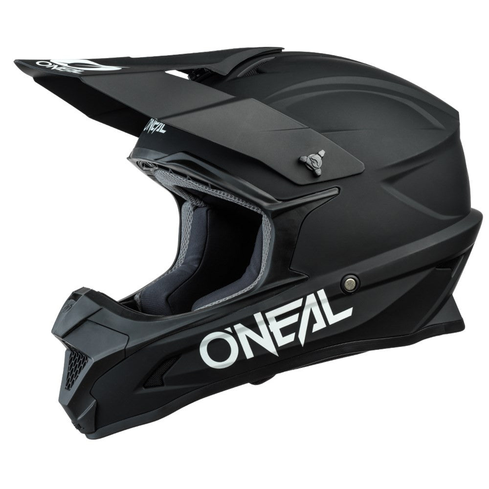 O'Neal 2024 1 Series Solid Helmet and Goggle Combo Black