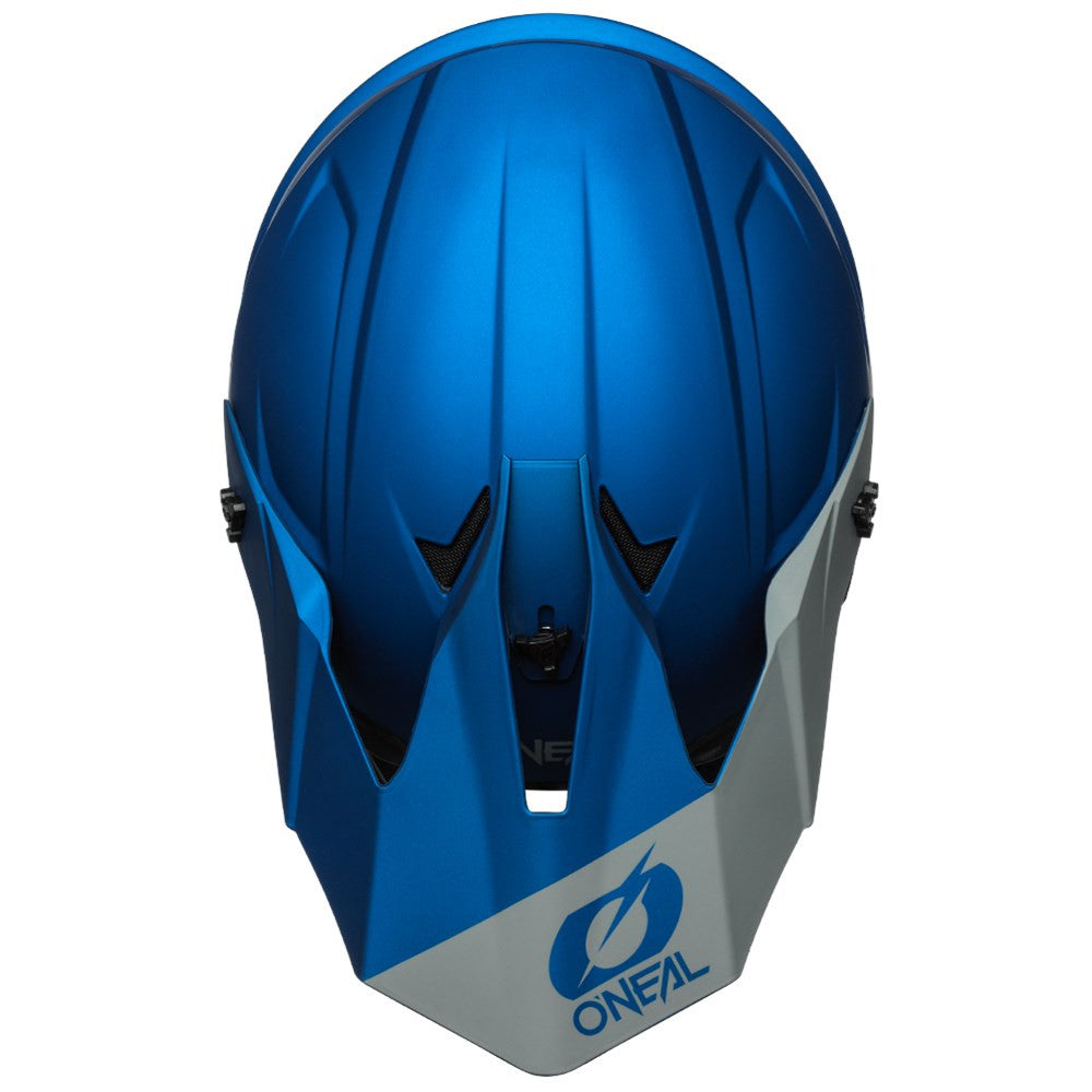 O'Neal 2024 1 Series Solid Helmet and Goggle Combo Blue