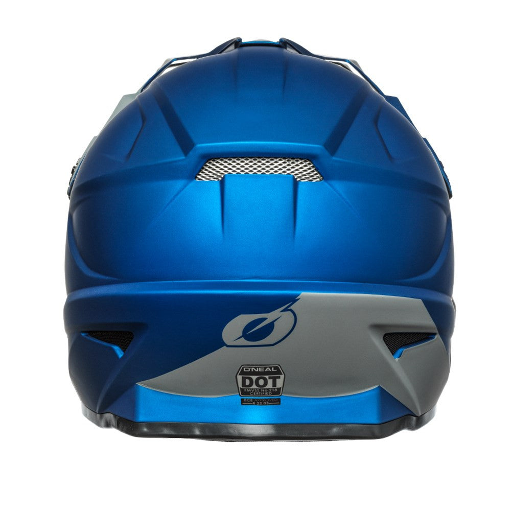 O'Neal 2024 1 Series Solid Helmet and Goggle Combo Blue